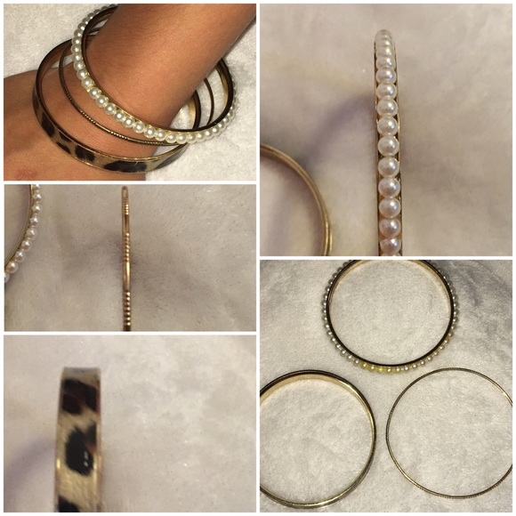 A bundle of 3 patterned bracelets from Forever 21. - Picture 1 of 1